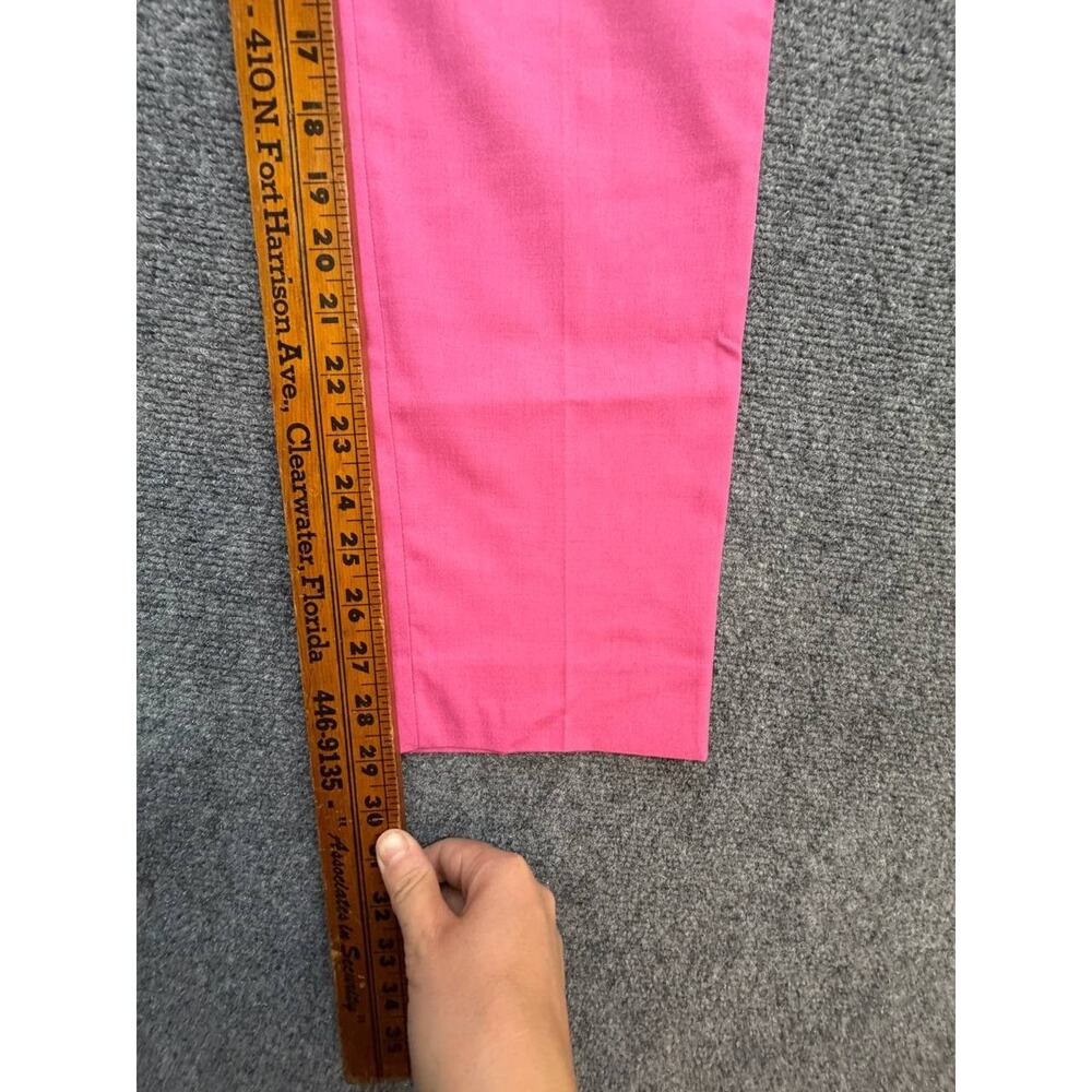 Banana Republic Ryan Women's Size 8 Pink Stretch Straight Leg Dress Pants - Picture 8 of 11